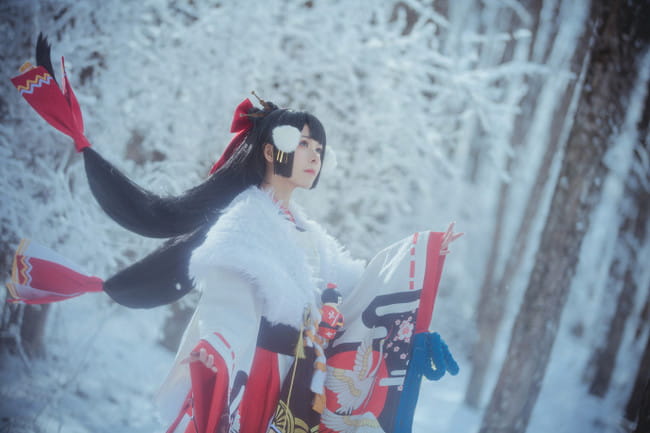 阴阳师 决战!平安京 雪女 cosplay