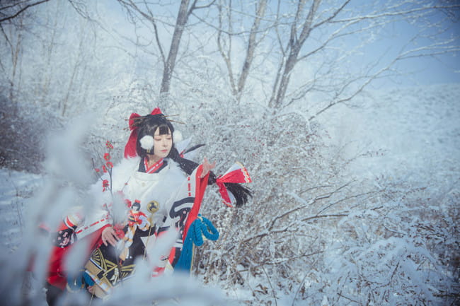 阴阳师 决战!平安京 雪女 cosplay