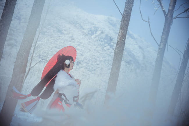 阴阳师 决战!平安京 雪女 cosplay