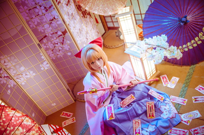 木之本樱 赏樱 生日贺片 cosplay