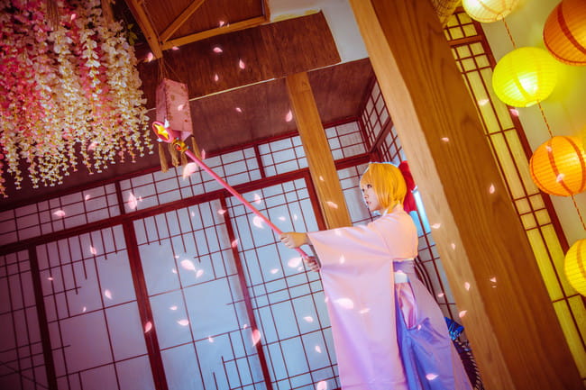 木之本樱 赏樱 生日贺片 cosplay