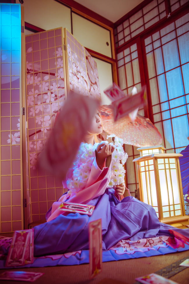 木之本樱 赏樱 生日贺片 cosplay