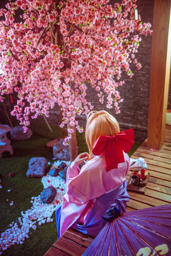 木之本樱 赏樱 生日贺片 cosplay