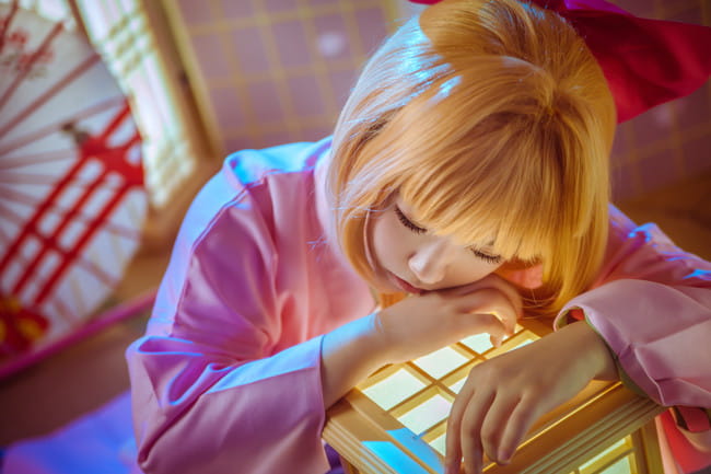 木之本樱 赏樱 生日贺片 cosplay