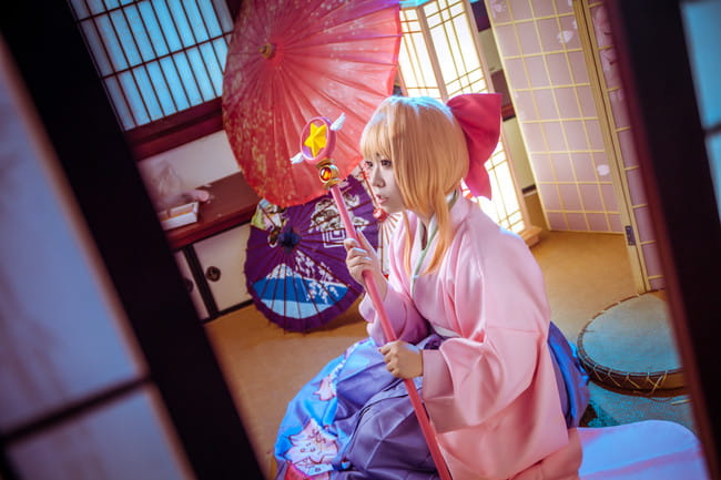 木之本樱 赏樱 生日贺片 cosplay