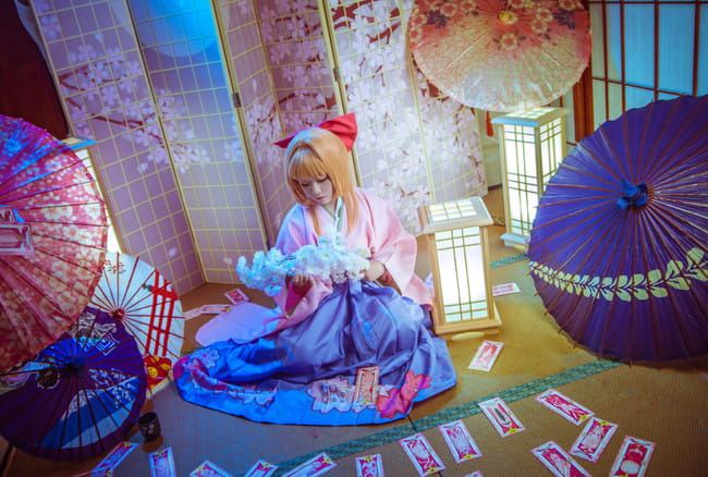 木之本樱 赏樱 生日贺片 cosplay