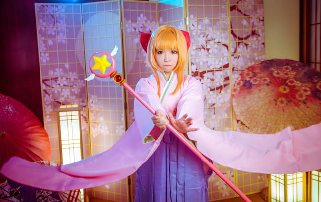 木之本樱 赏樱 生日贺片 cosplay