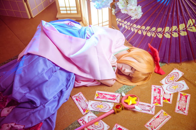 木之本樱 赏樱 生日贺片 cosplay