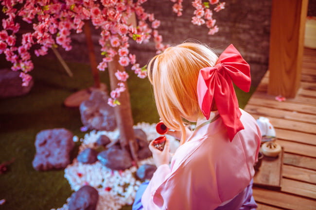 木之本樱 赏樱 生日贺片 cosplay
