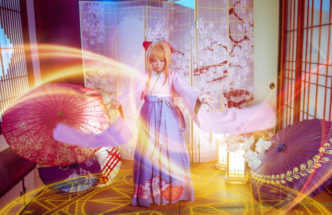 木之本樱 赏樱 生日贺片 cosplay