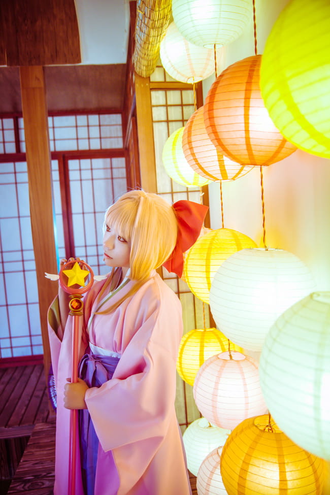 木之本樱 赏樱 生日贺片 cosplay