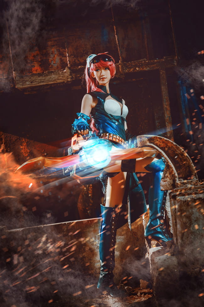 王者荣耀 孙尚香 杀手不太冷 cosplay