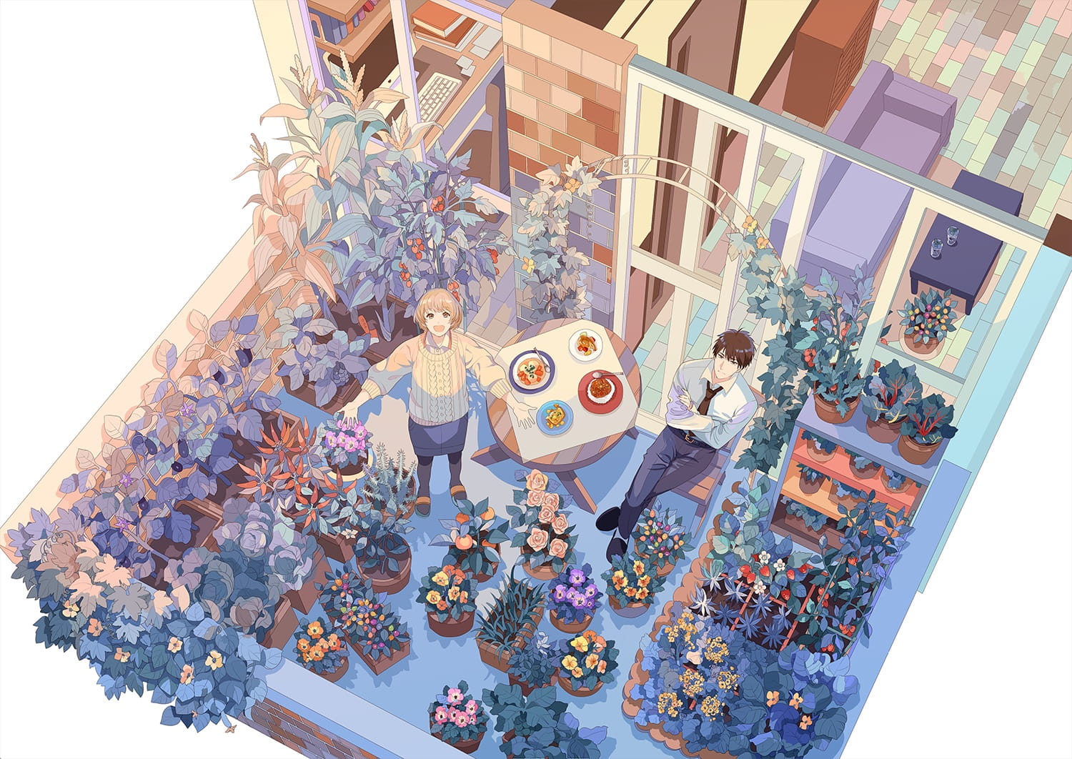 泳池派对 动漫壁纸20180403期(1)