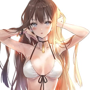 你是要失败一次后就会永远的放弃 二次元女生头像