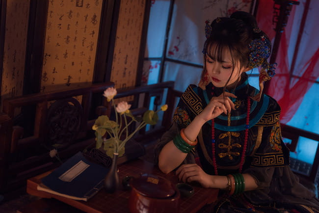 奇迹暖暖 幽冥仙主 cosplay