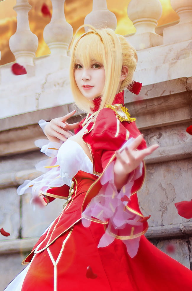 fgo尼禄战斗服 cosplay