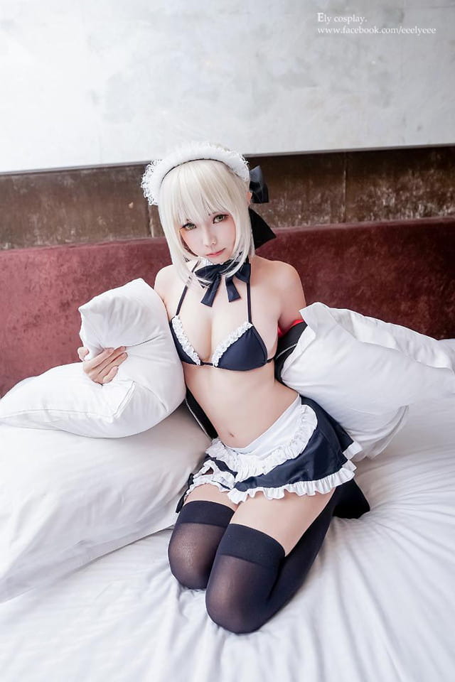 阿尔托利亚Alte 女仆泳装 cosplay