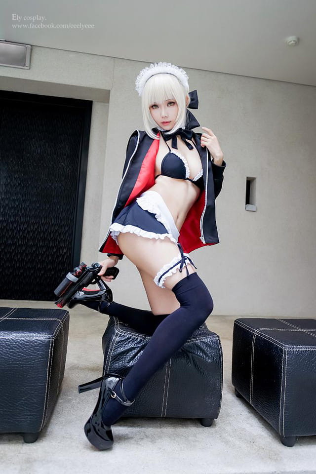阿尔托利亚Alte 女仆泳装 cosplay