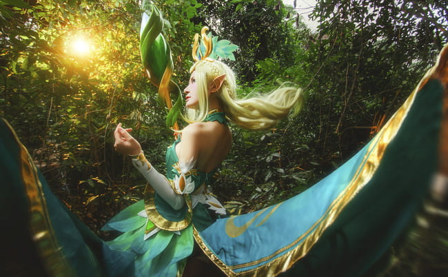 王者荣耀Cosplay——王昭君-精灵公主