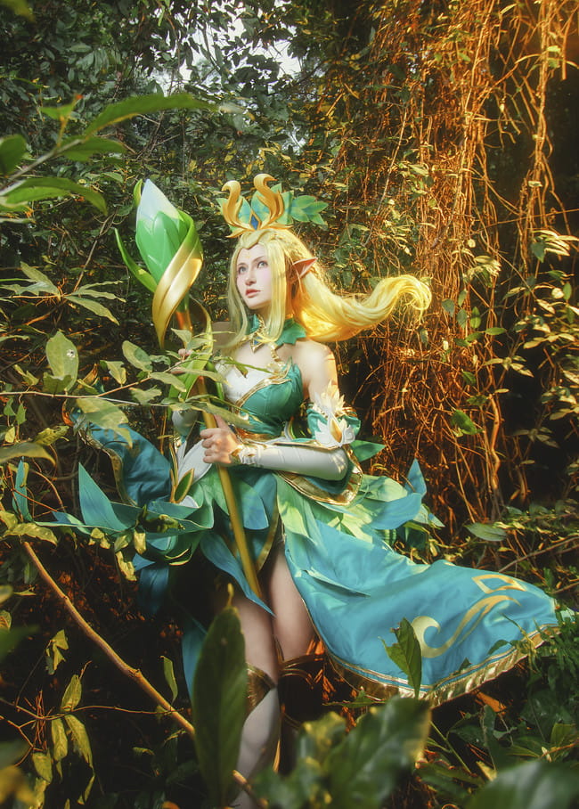 王者荣耀Cosplay——王昭君-精灵公主