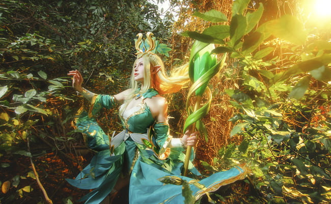 王者荣耀Cosplay——王昭君-精灵公主