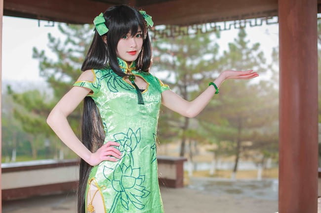 #王者荣耀#孙尚香同人旗袍#