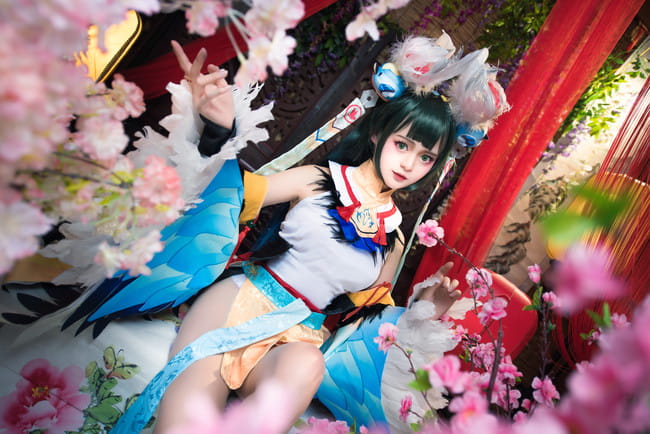 【cos正片】#花鸟卷##闲池荷香#