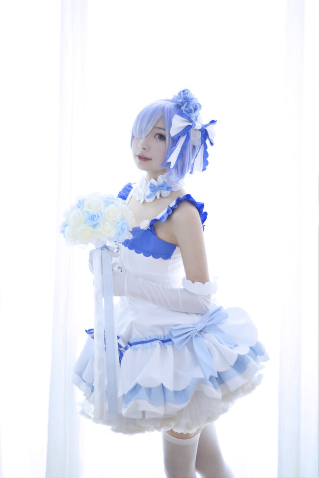 Re:从零开始的异界生活 花嫁蕾姆 cosplay图片