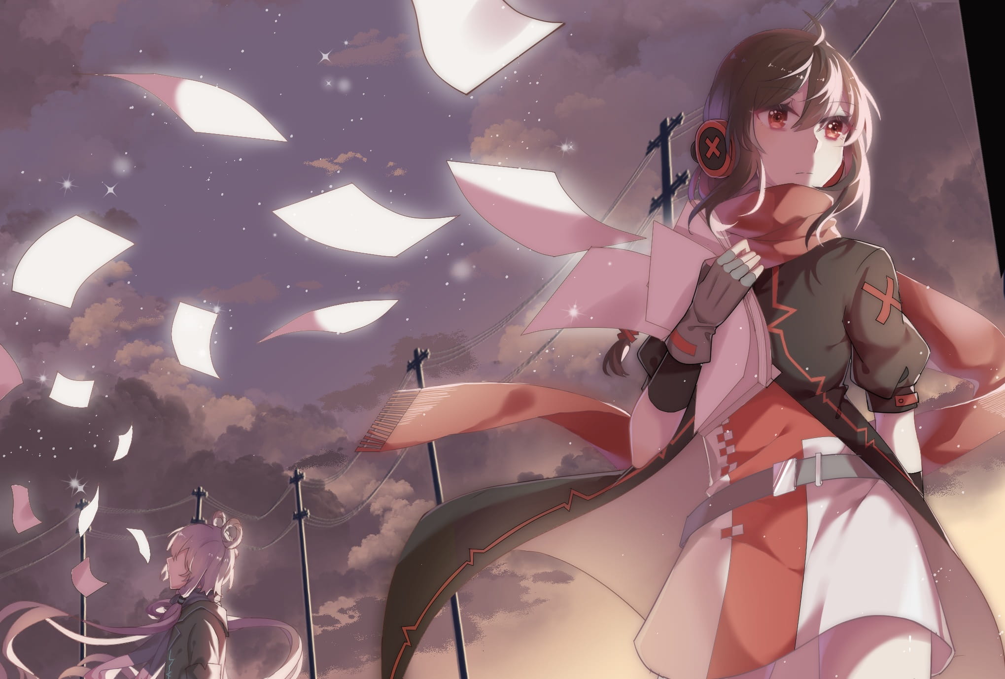 一人一半的伞下 伸手就能触及的距离动漫壁纸20180413期(1)