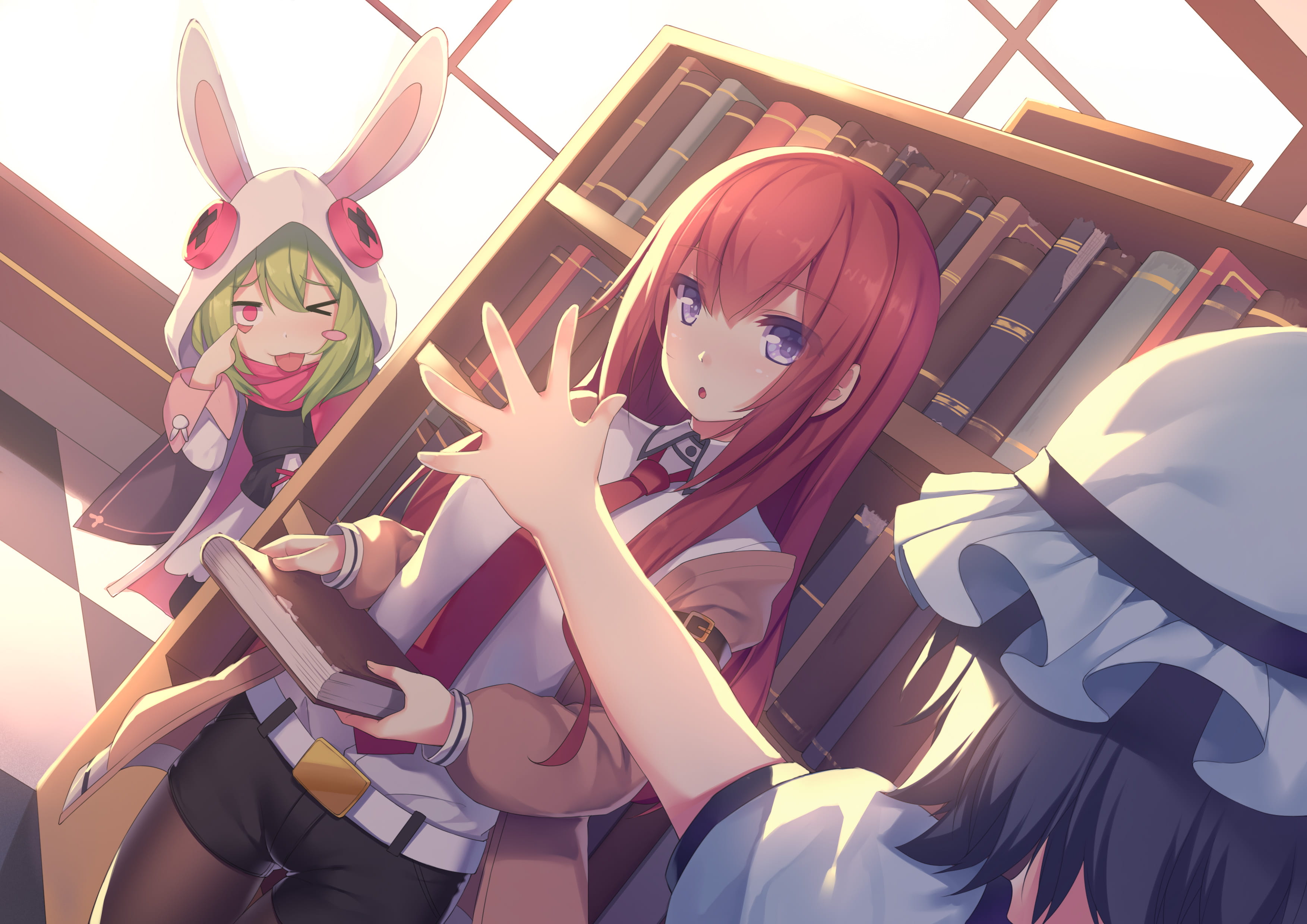 一人一半的伞下 伸手就能触及的距离动漫壁纸20180413期(1)