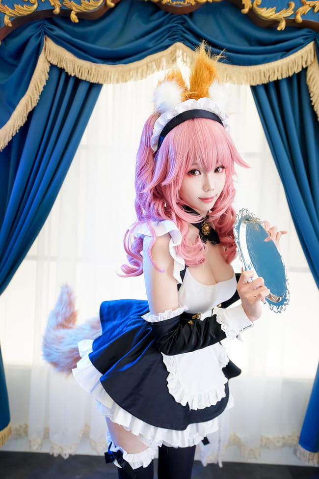 Fate/Extra 玉藻前女仆 cosplay图片