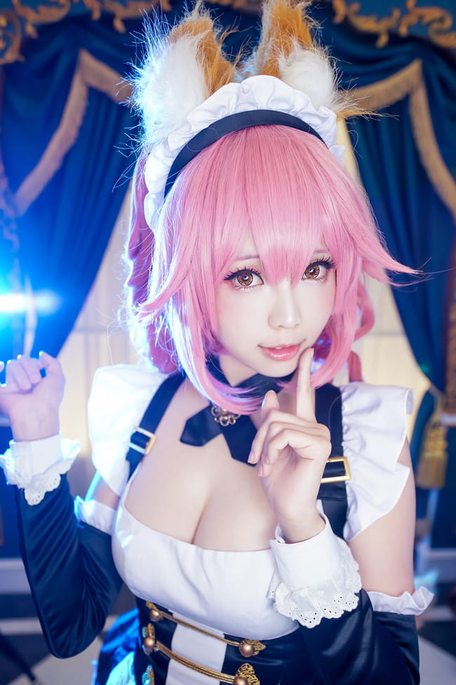 Fate/Extra 玉藻前女仆 cosplay图片