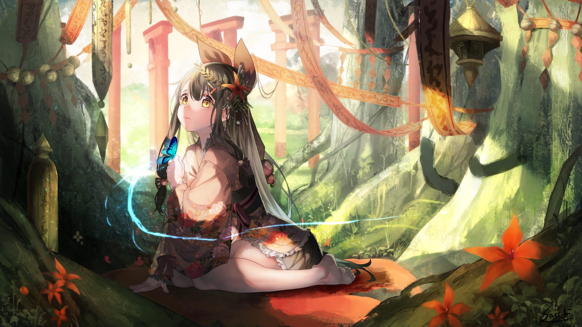 春困秋乏夏打盹冬眠一年四季皆可睡 动漫壁纸20180416期(1)