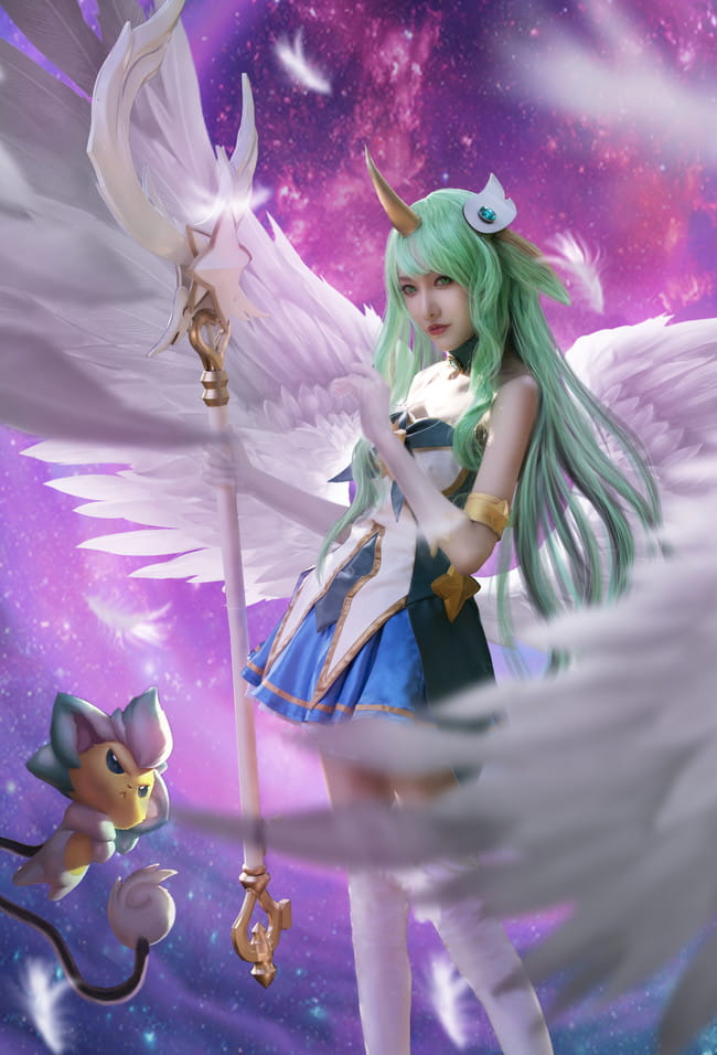 cos正片 英雄联盟 魔法少女 星之守护者 索拉卡cos