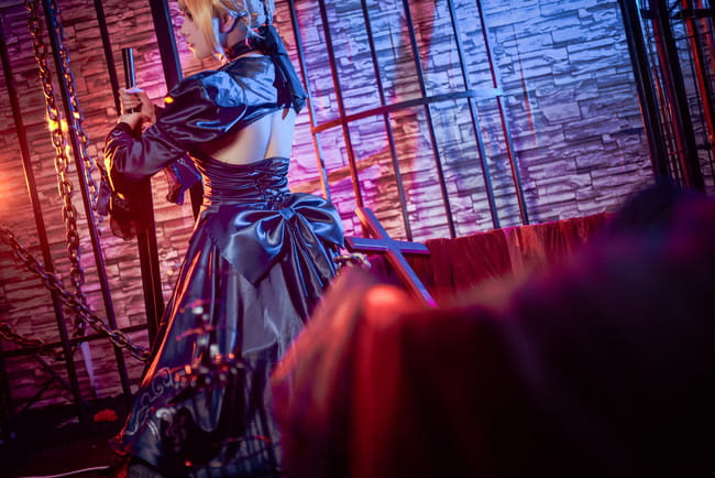 Fate/Grand Order 黑saber cosplay