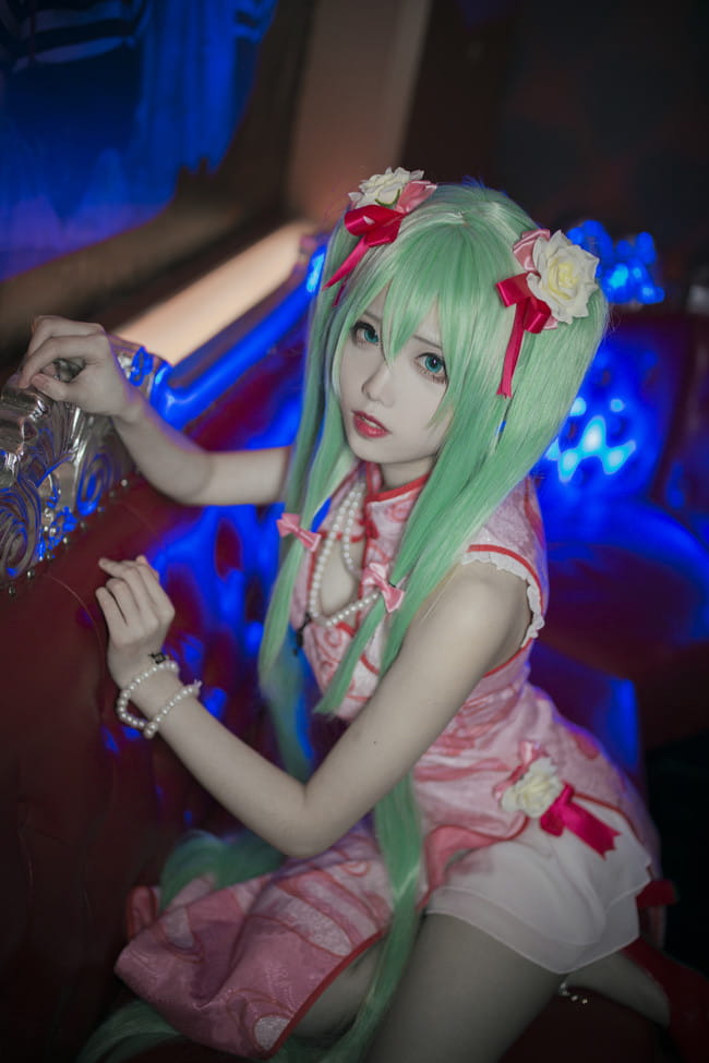 miku 旗袍百乐门歌女 cosplay
