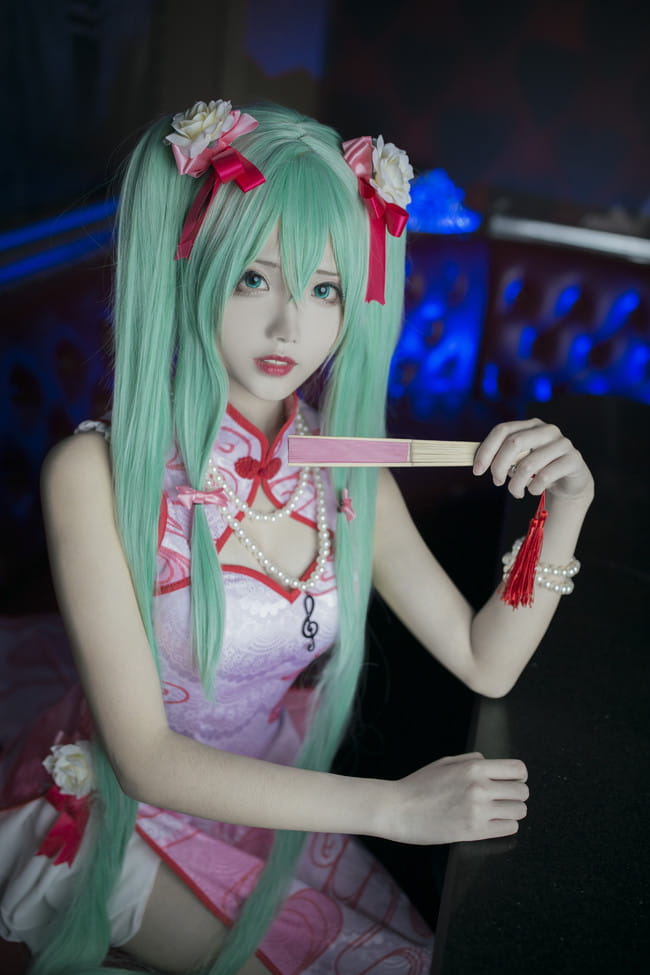 miku 旗袍百乐门歌女 cosplay