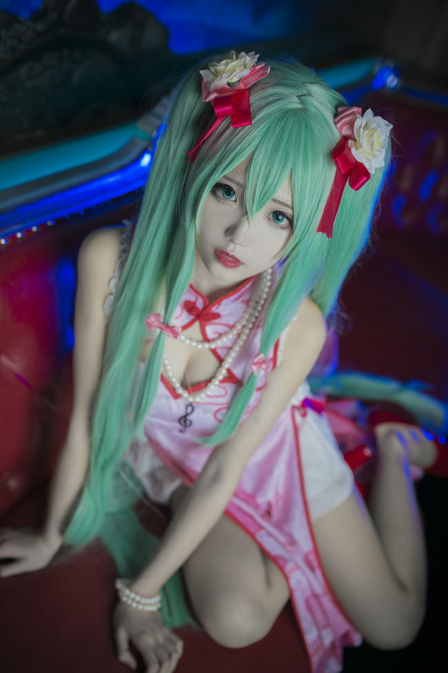 miku 旗袍百乐门歌女 cosplay