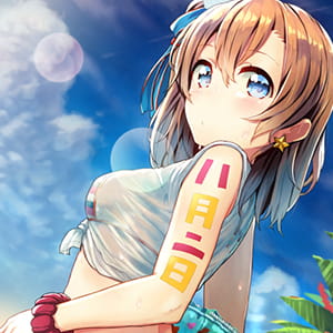 凭借不服输的勇气 一口气享受当下吧 二次元动漫头像