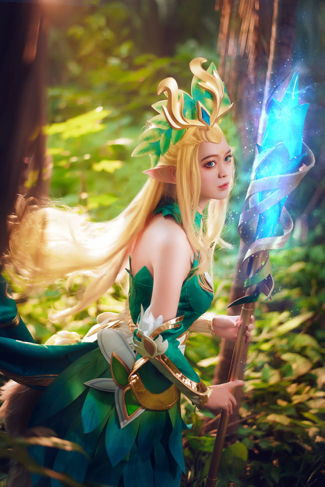 王者荣耀 王昭君 精灵公主 cosplay(1)