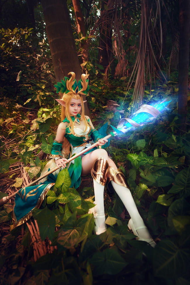 王者荣耀 王昭君 精灵公主 cosplay(1)