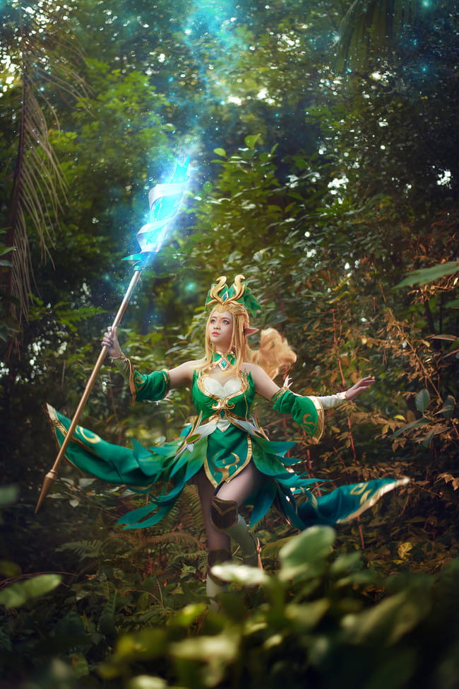 王者荣耀 王昭君 精灵公主 cosplay(1)