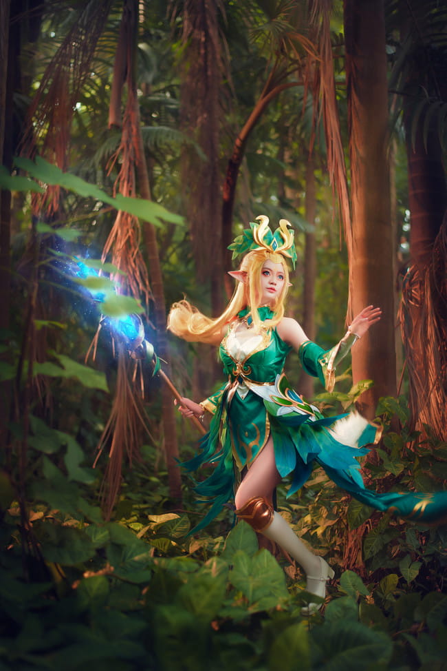 王者荣耀 王昭君 精灵公主 cosplay(1)