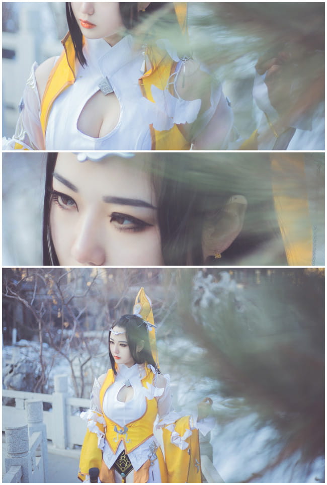 剑侠情缘网络版叁 雪河藏剑成女&秦风纯阳成女 cosplay图片(1)