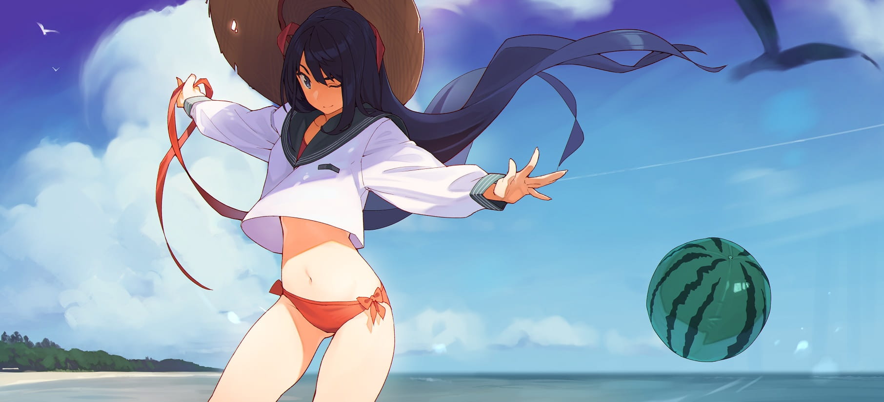 去海边吧~动漫壁纸20180502期(1)