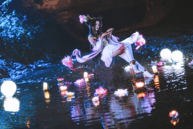 请欣赏妾身的舞姿吧～