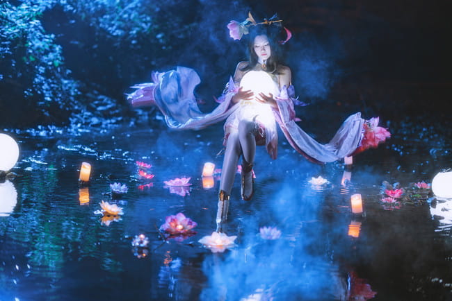 请欣赏妾身的舞姿吧～