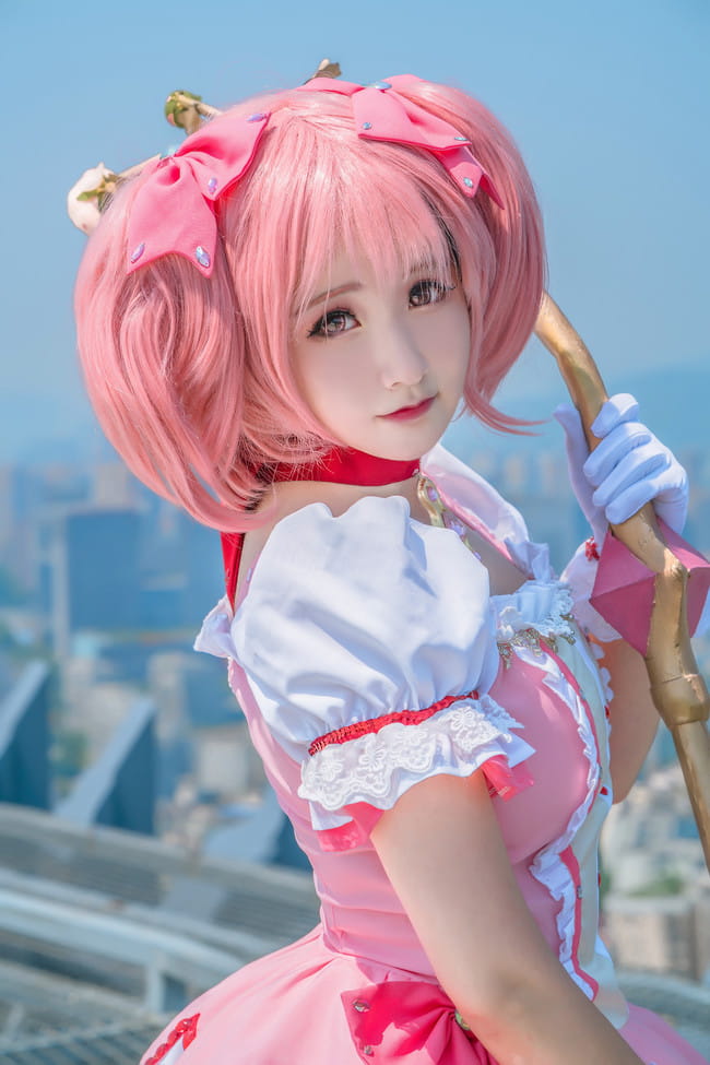 魔法少女小圆 鹿目圆香cos