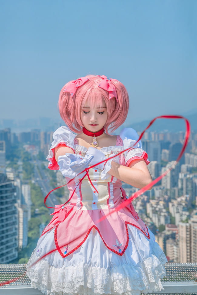 魔法少女小圆 鹿目圆香cos