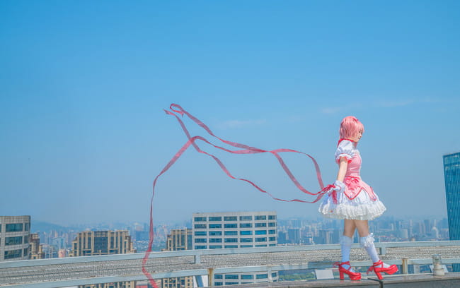 魔法少女小圆 鹿目圆香cos